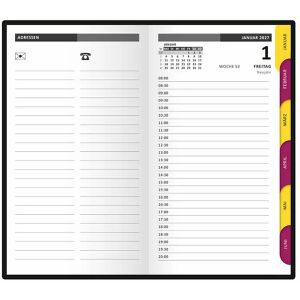 Produktbild für Taschenkalender Idena 11896, Handwerkerkalender, Jahr 2027