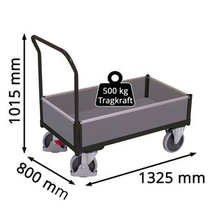 Produktbild für Transportwagen VARIOfit Kastenwagen, sw-800.402/AG