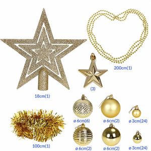 Produktbild für Weihnachtskugeln Deuba gold