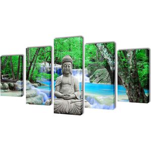 Wandbild vidaXL Buddha, 200 x 100 cm