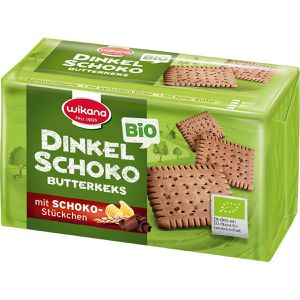 Produktbild für Kekse Wikana Dinkel Schoko Butterkeks, BIO