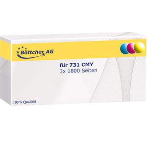 Produktbild für Toner Böttcher-AG für Canon 731 CMY Multipack