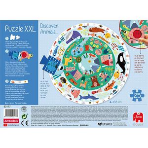 Produktbild für Puzzle Goula 53177, XXL Tiere entdecken