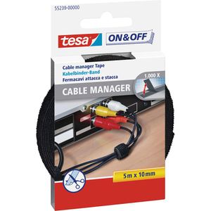 Klettband Tesa On & Off 55239 Cable Mgr, schwarz