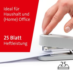 Produktbild für Heftgerät Novus B2, 020-1259, inkl. 200 Heftklammern