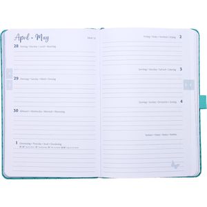 Produktbild für Buchkalender Sigel 7J103, Jolie Aqua Green, Jahr 2027