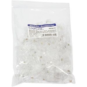 Produktbild für Modularstecker LogiLink MP0018, RJ11
