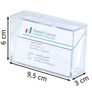 Produktbild für Visitenkartenbox Sigel VA110