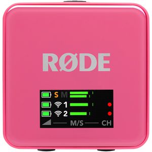 Produktbild für Mikrofon RODE Wireless GO Gen 3, pink