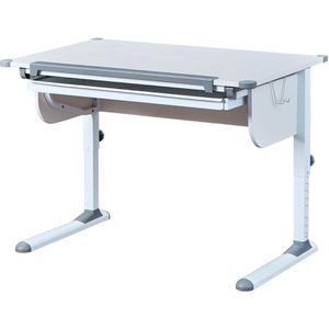 Produktbild für Kinderschreibtisch Inter-Link Studare, aus Holz / Metall, weiß