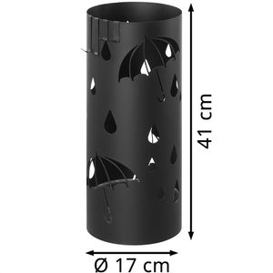 Produktbild für Schirmständer Songmics LUC024B01, schwarz