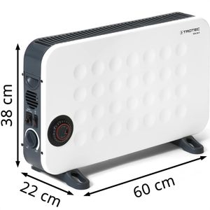 Produktbild für Konvektorheizung Trotec Design TCH 26 E, weiß
