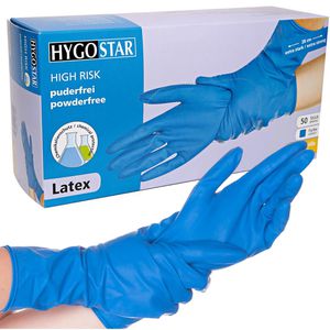 Einmalhandschuhe Franz-Mensch High Risk, blau, 50 Stück