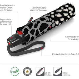 Produktbild für Regenschirm Knirps T.200 M Duomatic, animal stone, sturmfest