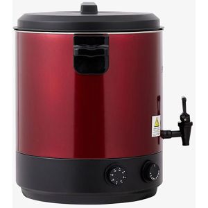 Produktbild für Einkochautomat Arebos rot, aus Edelstahl
