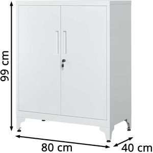 Produktbild für Aktenschrank Songmics OMC013G01, aus Metall