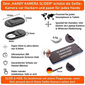 Produktbild für Webcam-Abdeckung MakakaOnTheRun 0,9mm dünn, aus Kunststoff