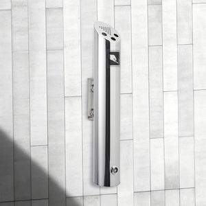 Produktbild für Aschenbecher Böttcher-AG Melbourne, silber, für Outdoor