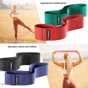 Produktbild für Fitnessband bemaxx Loop Band Set, 32 x 6 cm