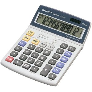 Produktbild für Taschenrechner Sharp EL-2125C, MwSt-Berechnung