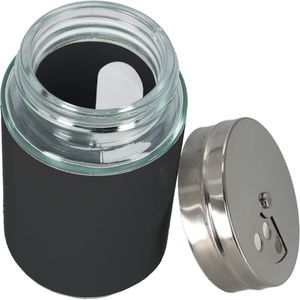 Produktbild für Gewürzgläser Zeller 19798, aus Glas mit Metallmantel &amp; -deckel