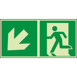 Hinweisschild Abtec ISO 7010 E001+E005, Kunststoff