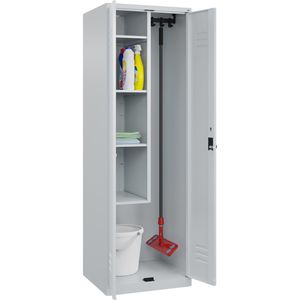 Mehrzweckschrank CP-Möbel Classic Plus, abschließbar, grau