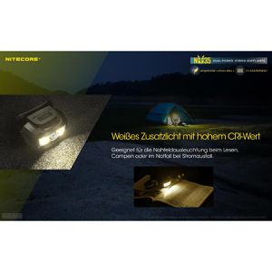 Produktbild für Stirnlampe Nitecore NU35 DP LED, wiederaufladbar