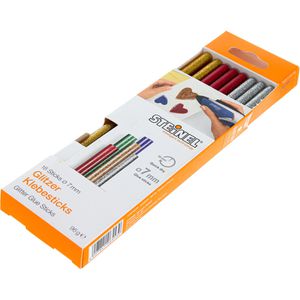 Steinel Heißklebesticks Glitzer, farbig, Ø 7mm, Länge 150mm, 16 Sticks