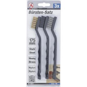 Produktbild für Drahtbürste BGS-technic 85811, Set, Handbürste 175mm