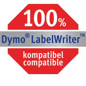 Produktbild für Dymo-Etiketten Zweckform für Dymo 99010, weiß