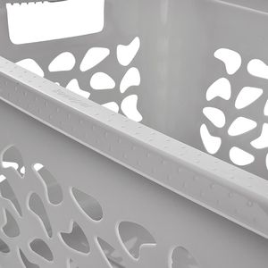 Produktbild für Wäschekorb Keeeper Jost, grau, mit 2 Griffen