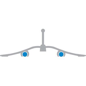 Produktbild für Lineal Wedo 0525235, 30 cm, Aluminium