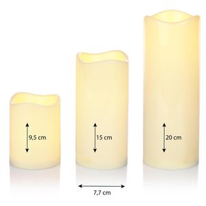 Produktbild für LED-Kerze Nordstern NS-59823, outdoor, creme