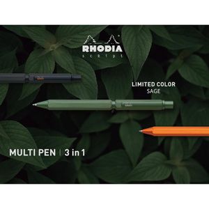 Produktbild für Multifunktionsstift Rhodia scRipt MultiPen, 3-in-1