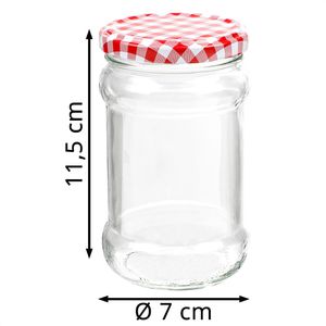 Produktbild für Einmachglas Böttcher-AG Karodesign, mit Schraubdeckel