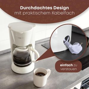 Produktbild für Kaffeemaschine Clatronic KA 3473, mit Glaskanne