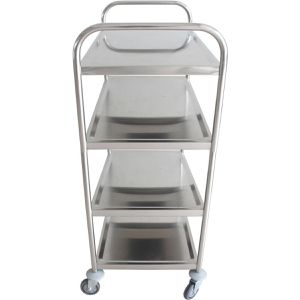 Produktbild für Servierwagen Luxor ESW-400, silber, aus Edelstahl