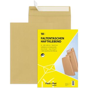 Produktbild für Faltentaschen Mailmedia E4, braun