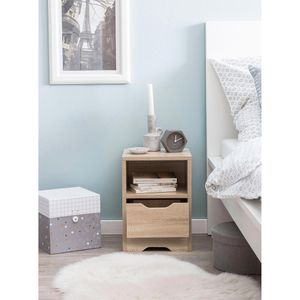 Produktbild für Nachttisch Wohnling WL5.701, sonoma eiche