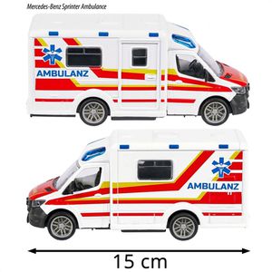 Produktbild für Fahrzeug Majorette Mercedes Benz Krankenwagen