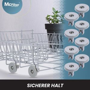 Produktbild für Geschirrspüler-Korbrollen McFilter Ø 40 mm, für Unterkorb