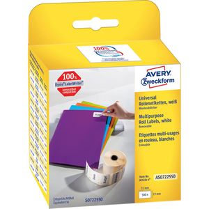 Dymo-Etiketten Zweckform für Dymo 11355, weiß