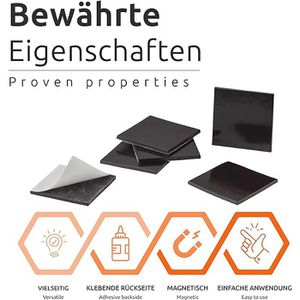 Produktbild für Magnetplättchen ECENCE 20 x 20 mm