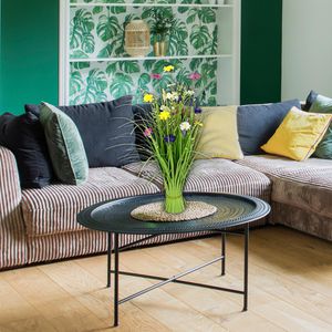 Produktbild für Kunstpflanze I.GE.A. Gras mit bunten Cosmeablüten