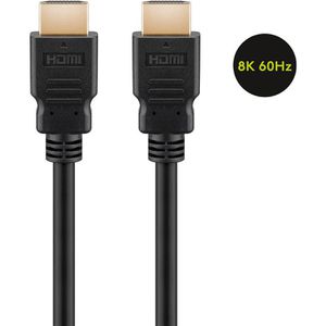 Produktbild für HDMI-Kabel Goobay 52766 HDMI 2.1, vergoldete Stecker