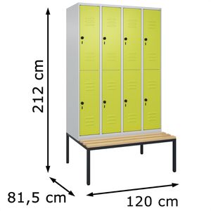 Produktbild für Spind CP-Möbel Classic PLUS, grün