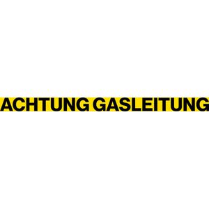 Produktbild für Trassenwarnband Kelmaplast Achtung Gasleitung