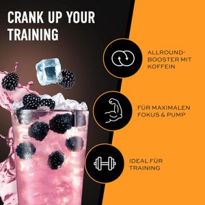 Produktbild für Aminosäuren ESN Crank Pre Workout Booster, Getränkepulver