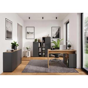Produktbild für Kombischrank Germania Rovigo, graphit